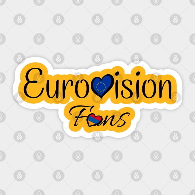 Eurovisión Fans Armenia. Sticker by Cotton Candy Art